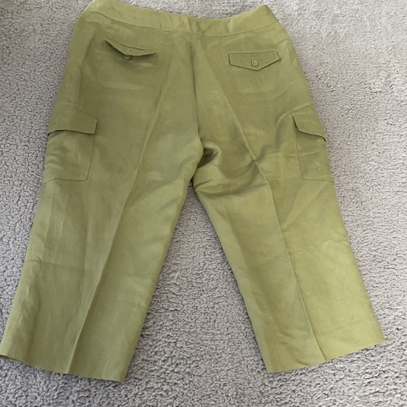 David N Green Capris linen Pants size 12 - Picture 6 of 9